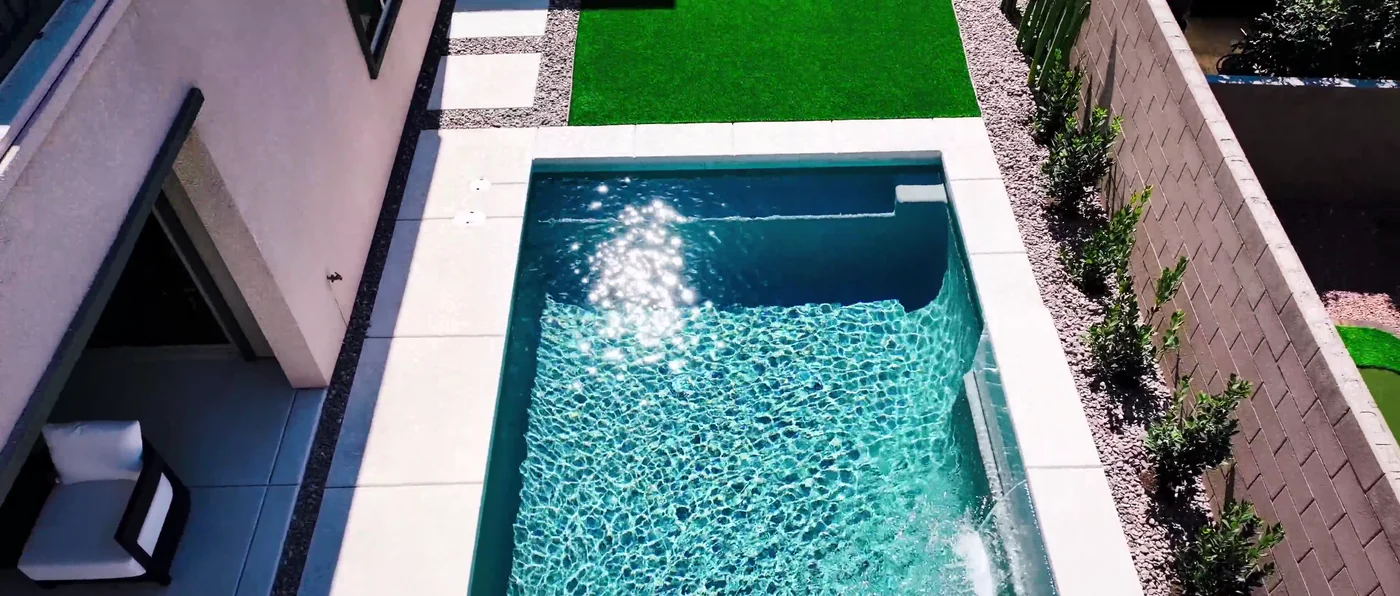 Green Valley custom pool by Xterior Creations