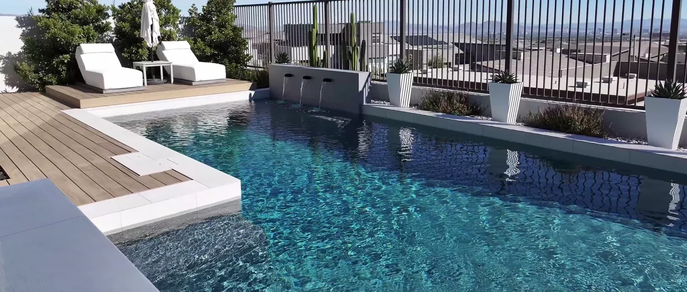Xterior Creations custom pool in Summerlin